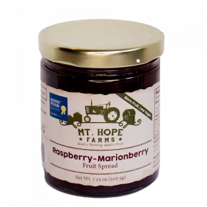 Mt Hope Farms raspberry marionberry fruit spread