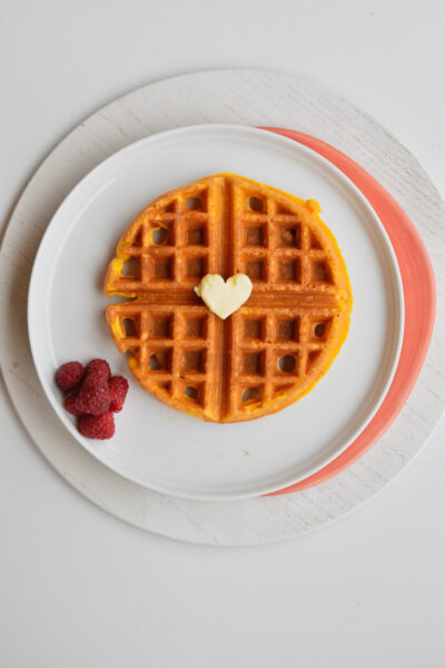 gluten free pumpkin waffle