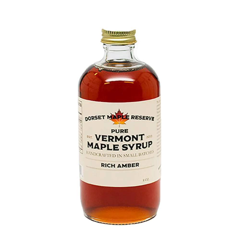 Dorset Reserve rich amber maple syrup