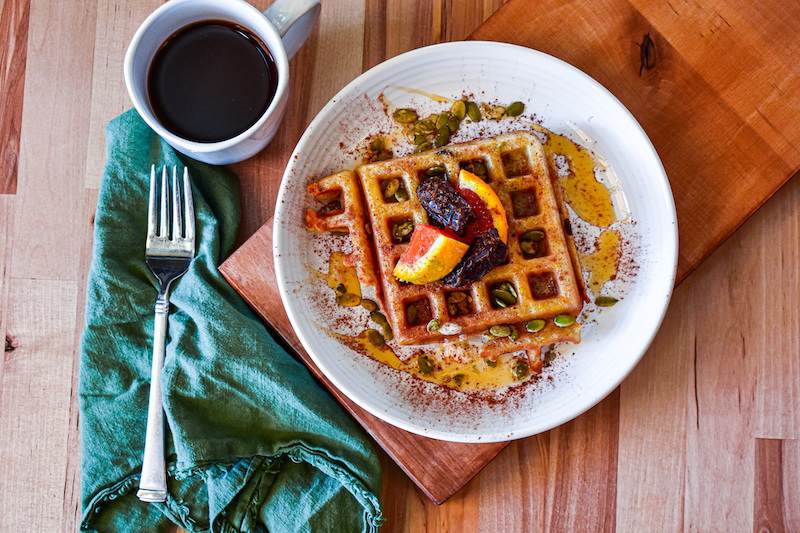 Moroccan Inspired Waffles