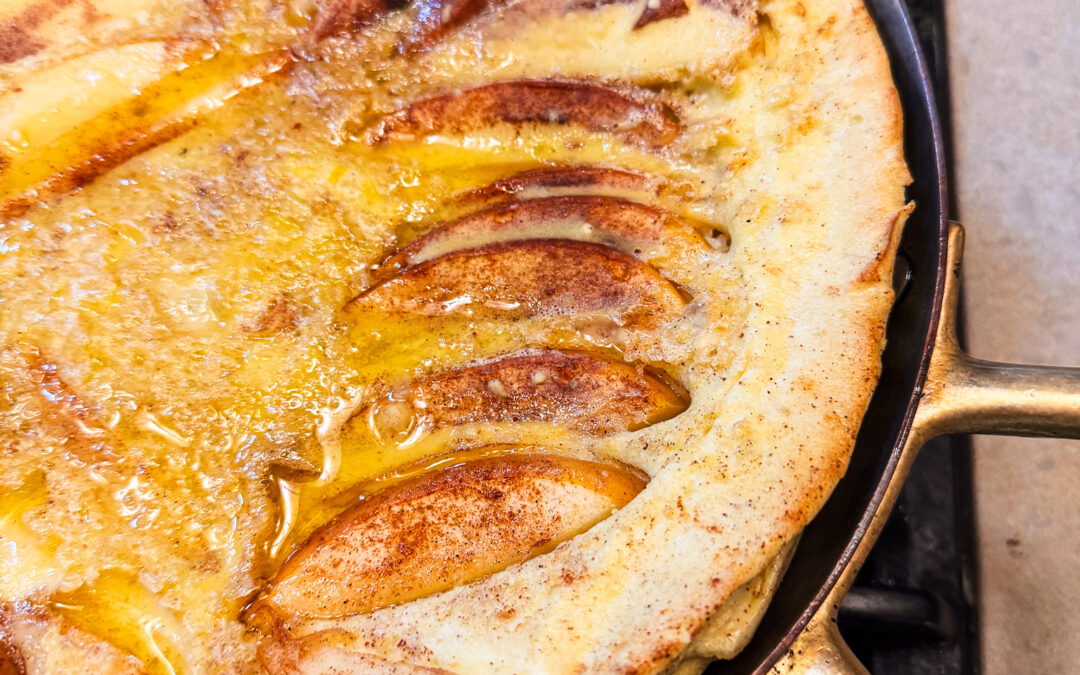 gluten free apple cinnamon dutch baby