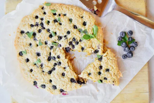 gluten free blueberry bars